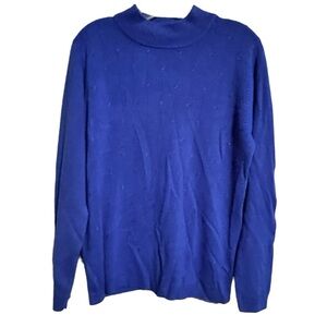 Alia Blue Acrylic Sweater‎